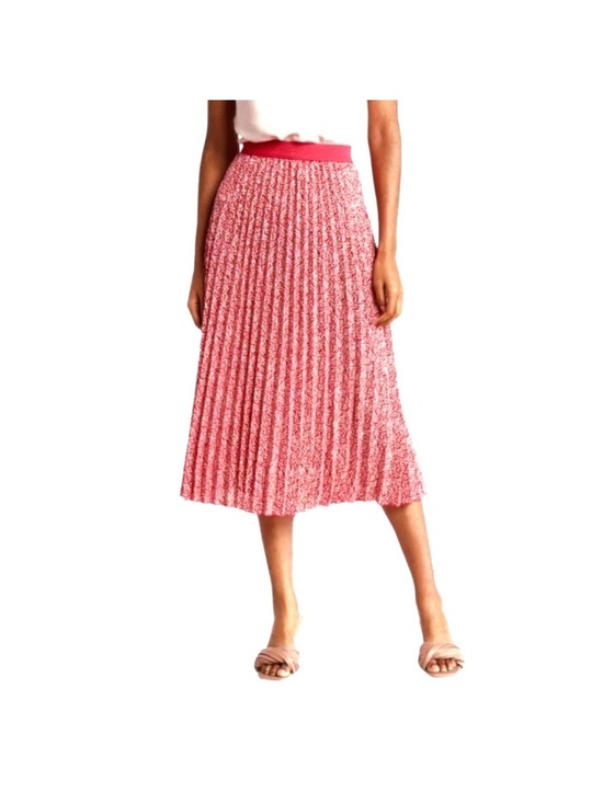 Vince Camuto Dresses & Skirts - Vince Camuto Pink Pleated Midi Skirt Sz Large
